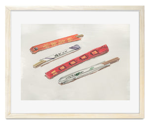 Michael Angelis, "Chopsticks" - print
