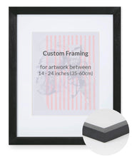 Custom Framing - Contemporary Bevel - Medium (14"-24")