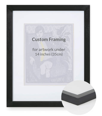 Custom Framing - Contemporary Bevel - Small (under 14
