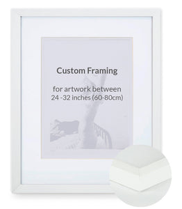 Custom Framing - Contemporary Bevel - Large (24"-32")