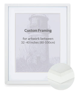 Custom Framing - Contemporary Bevel - XL (32"- 40")