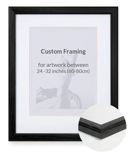 Custom Framing - Decorative - Large (24"-32")