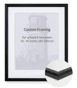 Custom Framing - Decorative - XL (32"- 40")