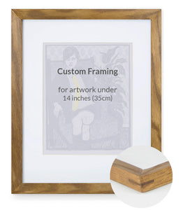 Custom Framing - Contemporary Bevel - Small (under 14")